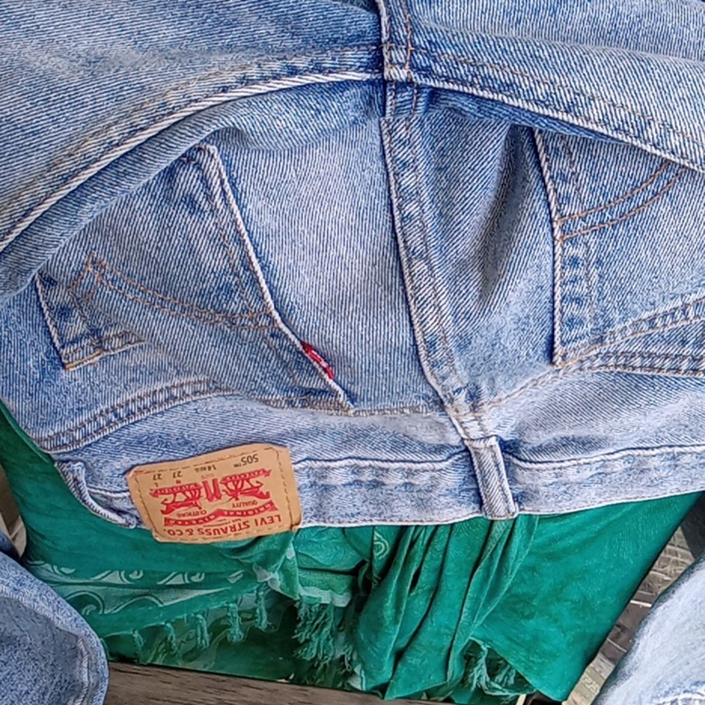 Levi's Classic Light Blue Straight Jeans 14reg 27 W 27 L - Picture 9 of 10